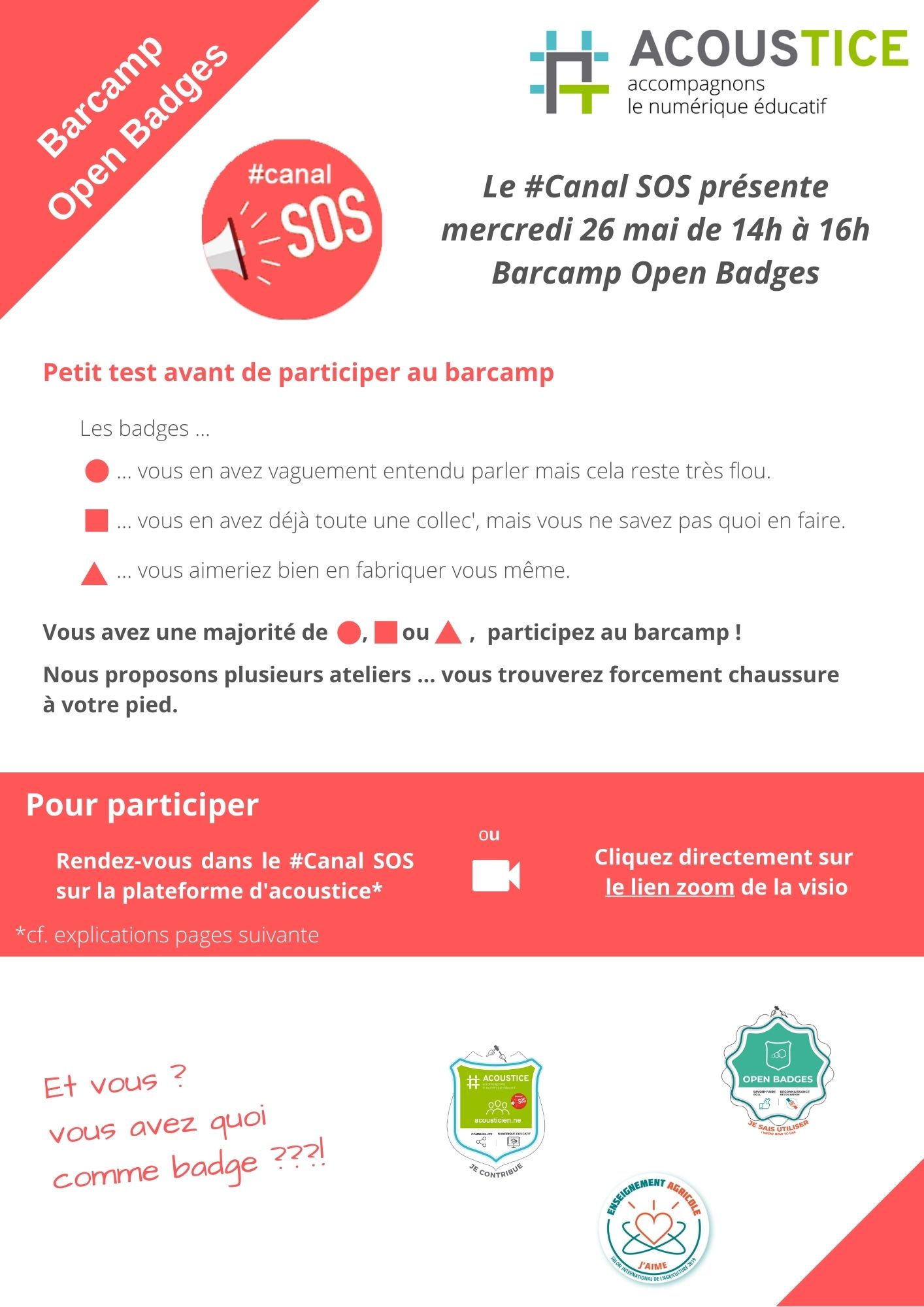 programme barcamp Open Badge