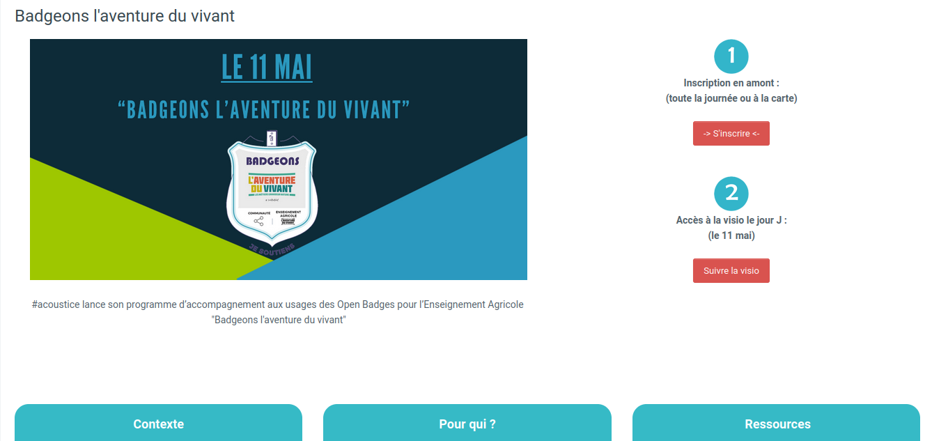 page inscription 11 mai